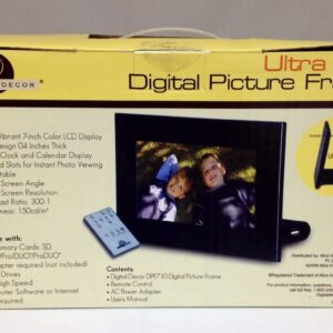 7 inch Digital Photo Frame - Back
